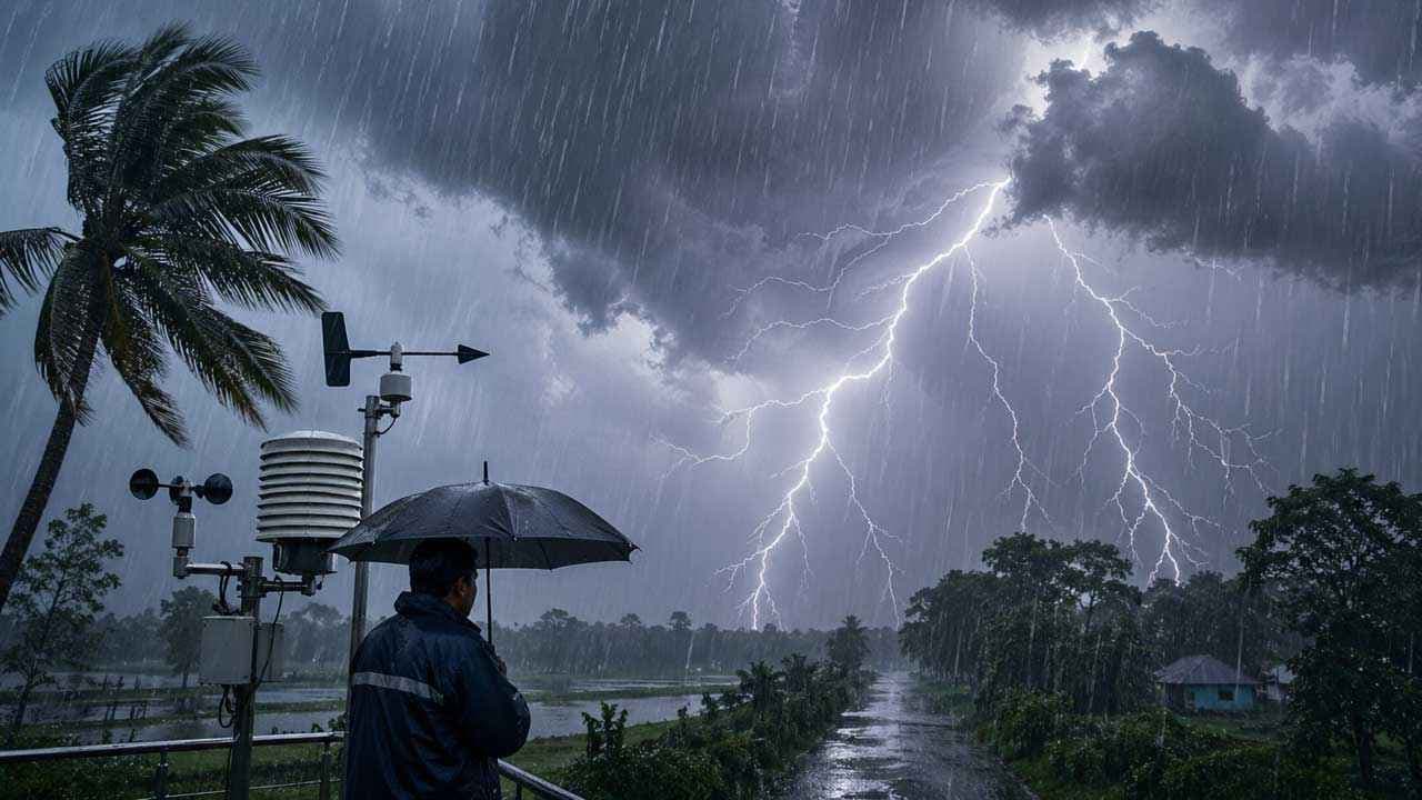 দুপুরের মধ্যে ঢাকাসহ ৮ অঞ্চলে ঝড়-বৃষ্টির পূর্বাভাস- খবরের থাম্বনেইল ফটো