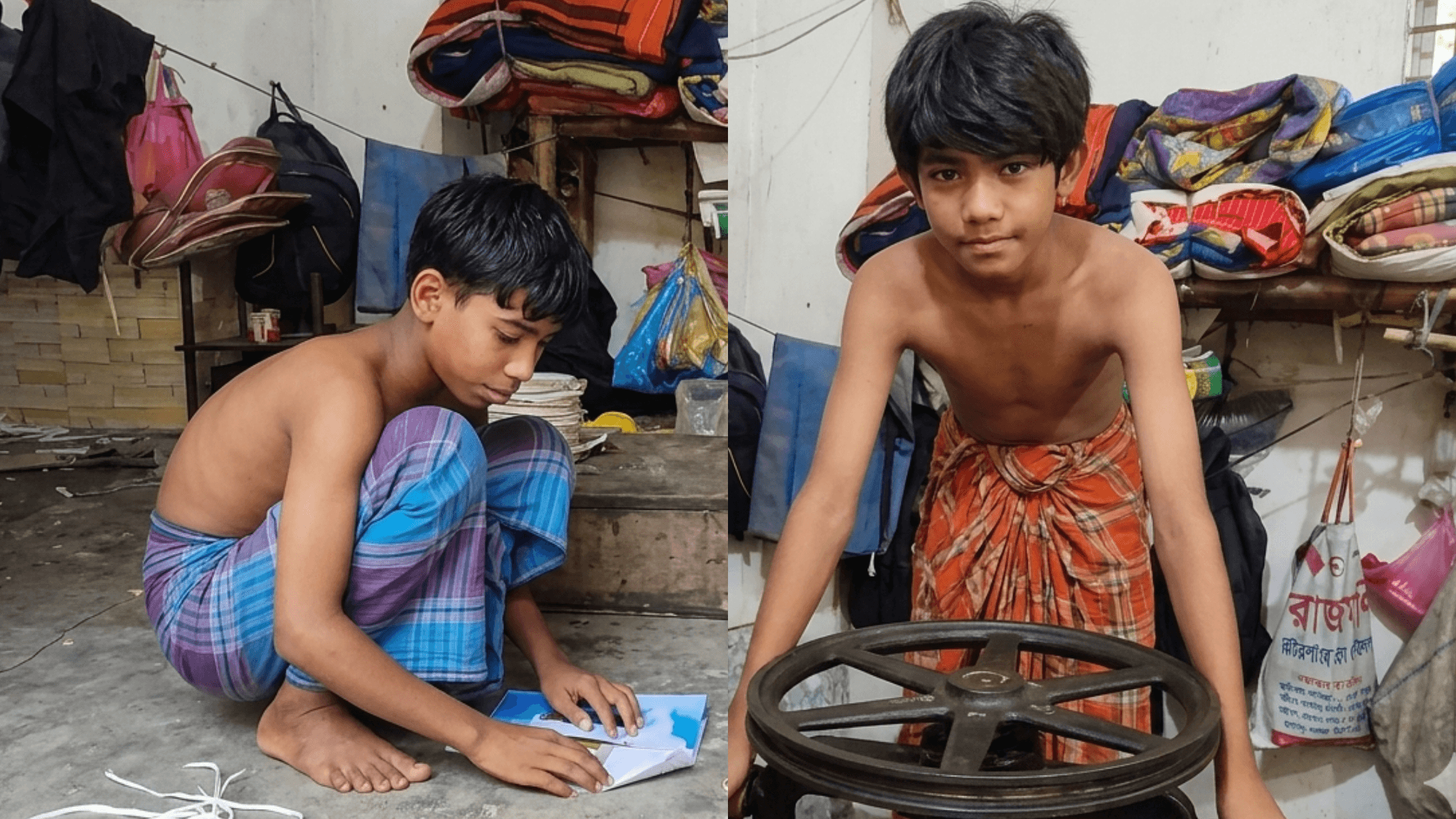 বিশ্ব শিশুশ্রম প্রতিরোধ দিবসে বাস্তব চিত্র: ১২ ঘণ্টার শ্রমে হারিয়ে যাচ্ছে শৈশব- খবরের ইমেজ Image