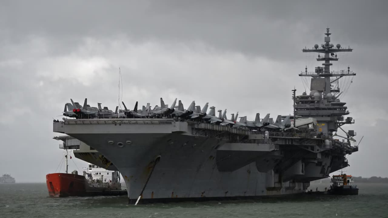 মধ্যপ্রাচ্যের দিকে এগোচ্ছে যুক্তরাষ্ট্রের আরও এক বৃহত্তম রণতরী- খবরের ইমেজ Image