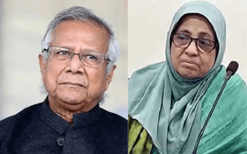 হাম নিয়ন্ত্রণে ব্যর্থতার অভিযোগ তুলে ইউনুস-নূরজাহানের বিচারের দাবিতে ঢাবিতে বিপ্লবী ছাত্র মৈত্রীর বিক্ষোভ- খবরের থাম্বনেইল ফটো