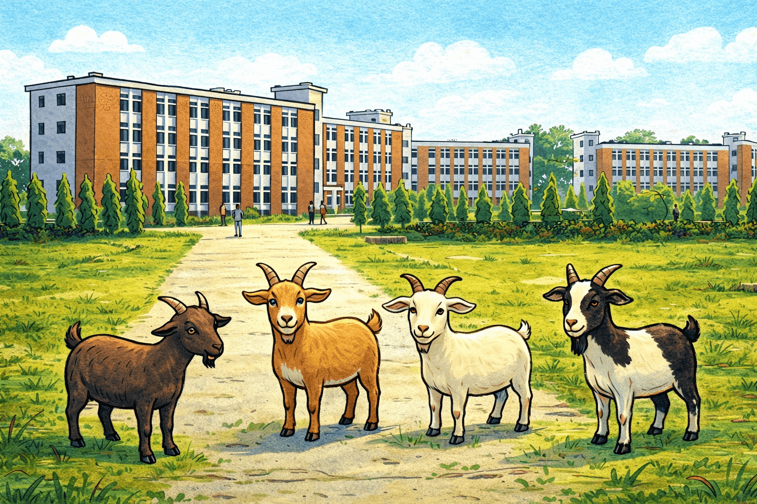 ঈদে শিক্ষার্থী ও জরুরি সেবাকর্মীদের জন্য চারটি খাসি কিনল বেরোবি প্রশাসন- খবরের ইমেজ Image