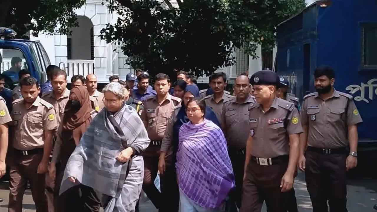 ট্রাইব্যুনালে আনা হয়েছে দীপু মনি-রুপা-মোজাম্মেল বাবুকে- খবরের ইমেজ Image