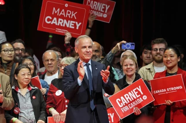 উপনির্বাচনে কানাডার পার্লামেন্টে কার্নির লিবারেল পার্টির নিরঙ্কুশ সংখ্যাগরিষ্ঠতা লাভ- খবরের ইমেজ Image