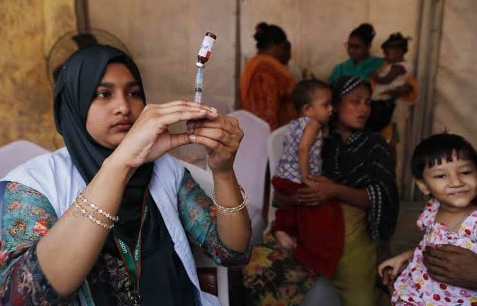 সুনামগঞ্জে ৩ লাখ ৪৪ হাজার শিশুকে হাম-রুবেলা টিকা দেওয়া হবে- খবরের ইমেজ Image