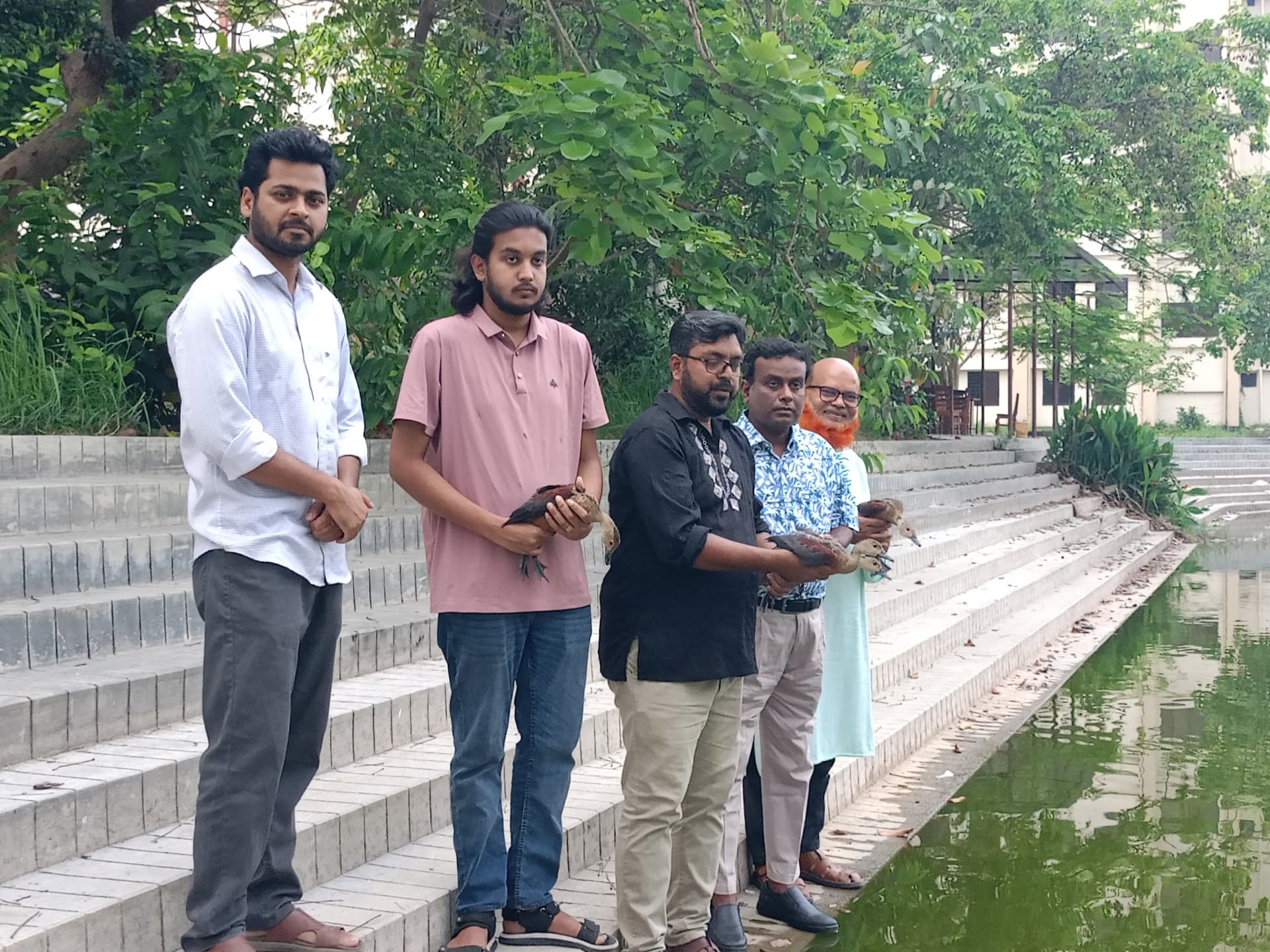 আবারো পাবিপ্রবি লেকে ৪ পাতি সরালি অবমুক্ত করলেন পাবনার পাখিপ্রেমীরা- খবরের থাম্বনেইল ফটো