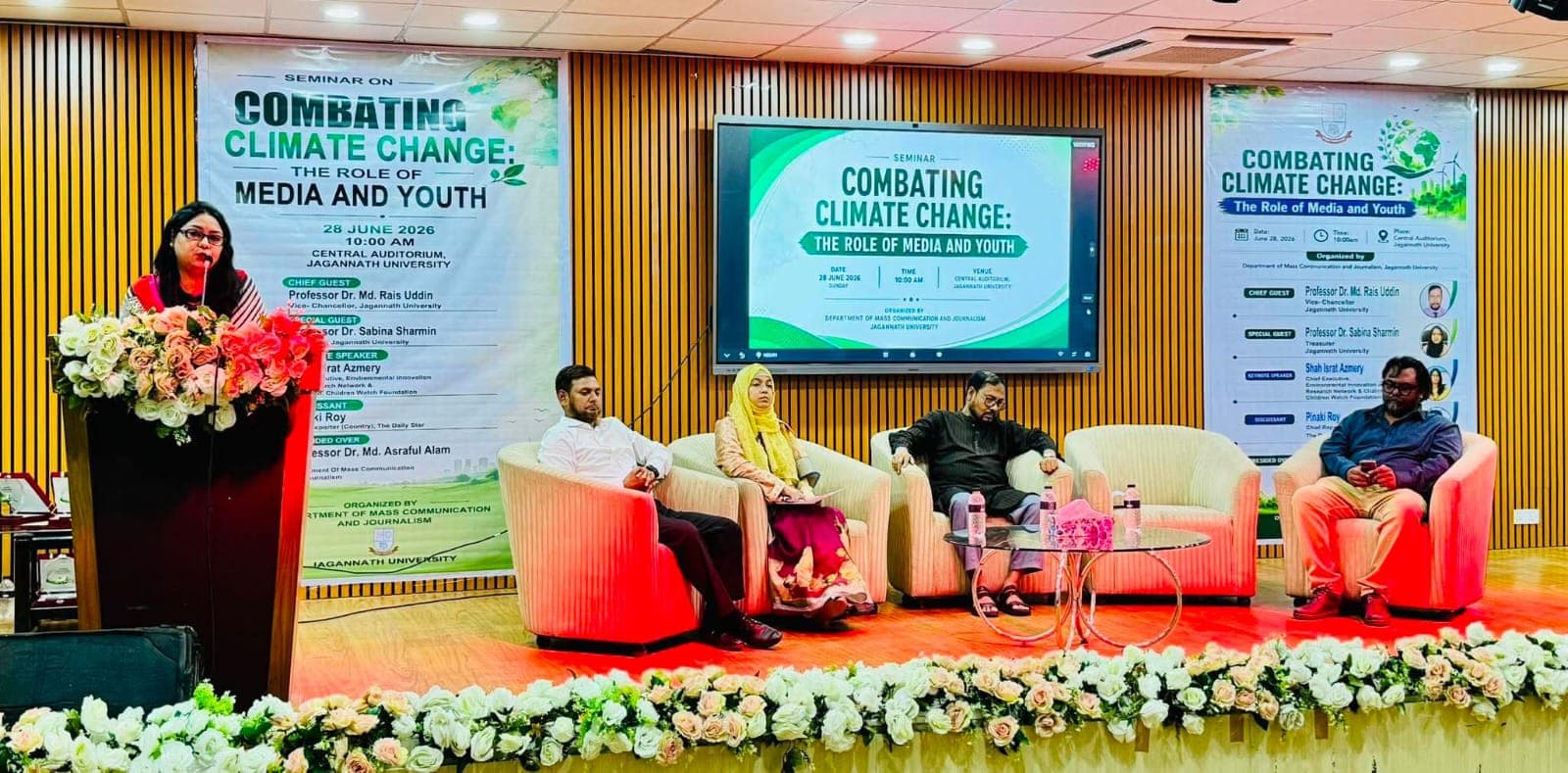 জবিতে জলবায়ু পরিবর্তন মোকাবিলায় তরুণ ও গণমাধ্যমের ভূমিকা নিয়ে সেমিনার অনুষ্ঠিত- খবরের ইমেজ Image