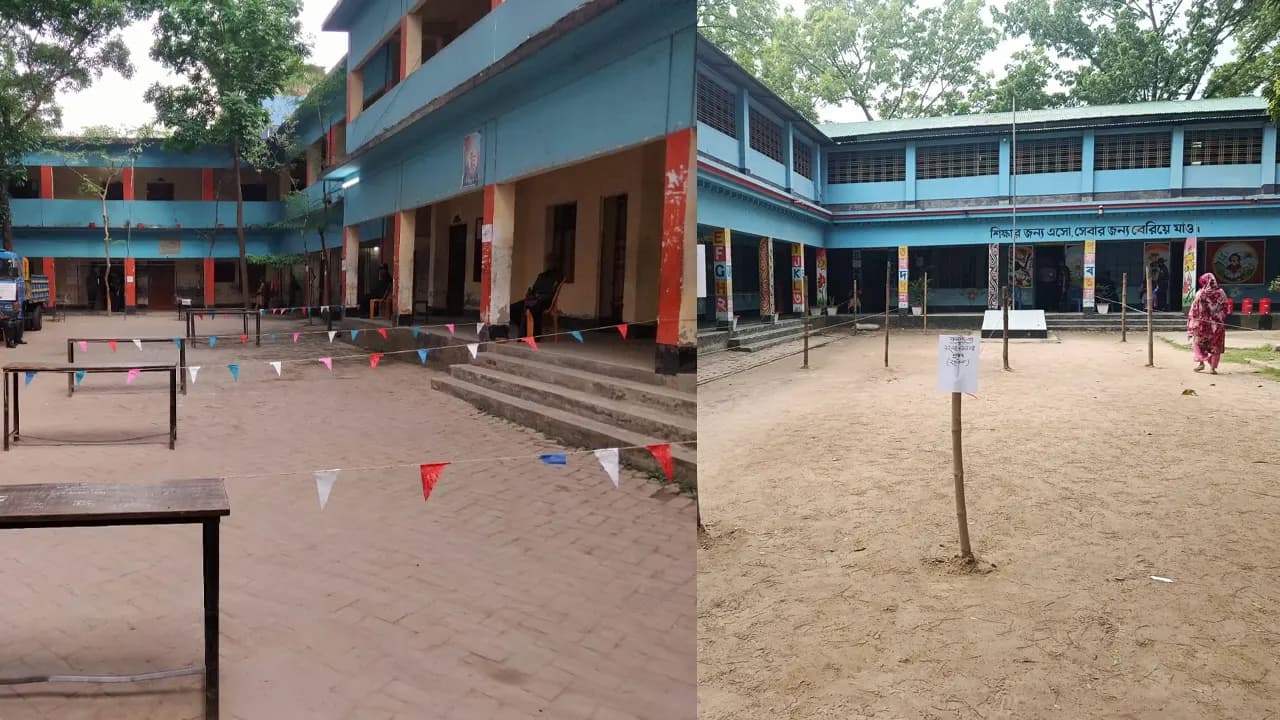 বগুড়া-৬ উপনির্বাচনে ধীরগতিতে ভোটগ্রহণ, অনেক কেন্দ্রে নেই ভোটার- খবরের ইমেজ Image