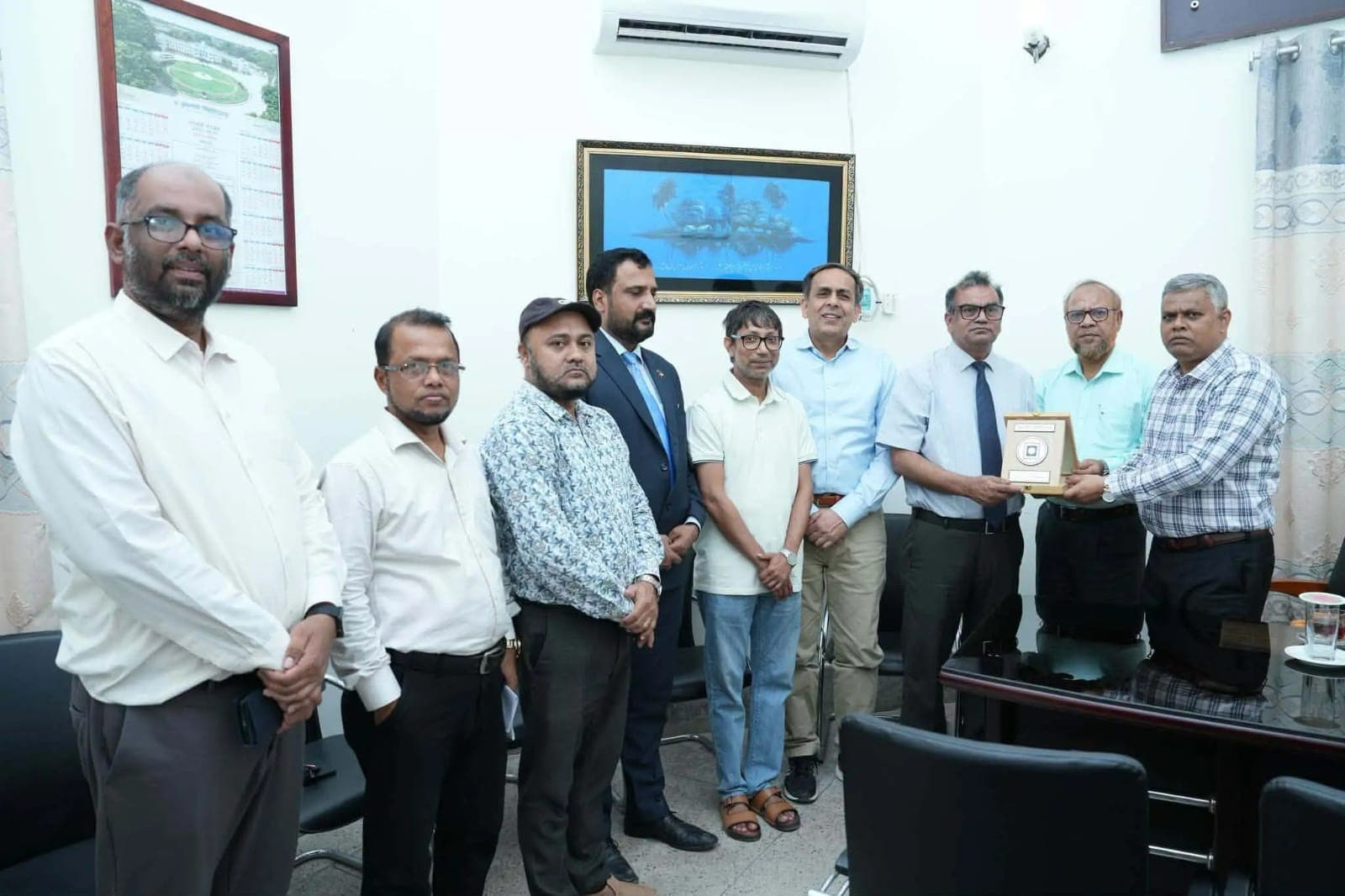 রাবিতে পাকিস্তান হায়ার এডুকেশন কমিশনের প্রতিনিধিদলের সফর- খবরের থাম্বনেইল ফটো